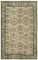 Vintage Turkish Beige Area Rug, Image 1