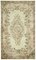 Vintage Turkish Beige Area Rug 1