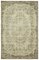 Vintage Turkish Beige Area Rug 1