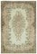 Vintage Turkish Beige Area Rug 1