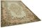 Vintage Turkish Beige Area Rug 1