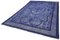 Vintage Blue Over Dyed Rug 2