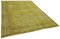 Vintage Yellow Over Dyed Rug 2