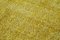 Vintage Yellow Over Dyed Rug 5