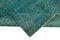 Vintage Turquoise Over Dyed Rug, Image 6