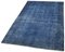 Vintage Blue Over Dyed Rug 3