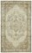 Vintage Turkish Beige Area Rug 1