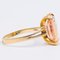 18k Yellow Gold Ring with Orange Topaz, 1960s 3