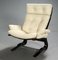 Vintage Norwegian Leather Lounge Chairs by Oddvin Rykken, Set of 2, Image 2