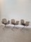 Space Age Chairs in Smoked Plastic by Paolo Tilche for Arfom Brasil, 1960s, Set of 3 3