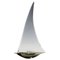 Glasskulptur eines Segelboots von Livio Seguso, 1970er 1