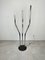 Lámpara de pie italiana ajustable de cromo de Reggiani, años 70, Imagen 6