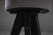 French Adjustable Wooden Tripod Stool with Canvas Seat, 1950s 9