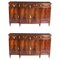 Vintage Flame Mahogany Sideboards by William Tillman, Set of 2 1