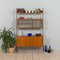 Scandinavian Free Standing Ergo Wall Unit With Sideboard & Glass Cabinet, Norway, 1960s 4