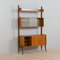 Scandinavian Free Standing Ergo Wall Unit With Sideboard & Glass Cabinet, Norway, 1960s 9