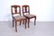 19th-Century Italian Walnut Chairs, Set of 2 2