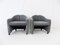 PS142 Lounge Chairs by Eugenio Gerli for Tecno, Set of 2 1