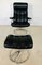 Vintage Norwegian Ekornes Stressless Lounge Chair & Footstool in Black Leather, Set of 2 1