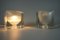 Lampade da comodino in vetro di Putzer, anni '70, set di 2, Immagine 5