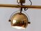 Lámpara de techo alemana Mid-Century con tres puntos de luz de Sische, años 60, Imagen 4