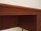 Danish Teak Veneer Desk, 1970s 11