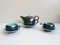 Mid-Century Keramik Tee Service für 2 Personen, 6er Set 1