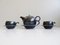 Mid-Century Ceramic Tee Service for 2, Set of 6 2