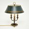 French Brass & Tole Table Lamp, 1930s, Image 1