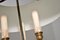 Antike französische Messing & amp; Tole Tischlampe 8