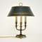 French Brass & Tole Table Lamp, 1930s, Image 5