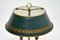 French Brass & Tole Table Lamp, 1930s, Image 3