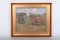 Edsberg Knud, Horses on the Farm, Dinamarca, óleo sobre lienzo, enmarcado, Imagen 1