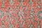 Vintage Farmhouse Runner Rug with Red Floral, Image 7
