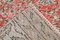 Vintage Farmhouse Runner Rug with Red Floral, Image 11