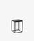 Small Black Pillar Side Table by Uncommon 1