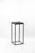 Large Black Pillar Side Table by Uncommon 1