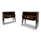 Italian Bedside Tables in Rosewood, 1960s, Set of 2 11