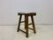 Antique Rustic Stool in Elm 7