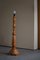 Mid-Century Scandinavian Sculptural Floor Lamp in Solid Pine, 1970s 6