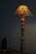 Lámpara de pie escandinava Mid-Century de pino macizo, años 70, Imagen 8