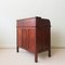 Industrial Portuguese Oak Wood Tambour Door Desk, 1940s, Image 12