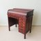 Industrial Portuguese Oak Wood Tambour Door Desk, 1940s 9