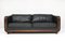 New York Burlwood & Leather Sofa by Alberto Nieri for Galleria Nieri, 1980s 8