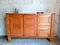 Vintage Solid Elm Highboard in the Style of Maison Regain, 1970s 2