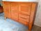 Vintage Solid Elm Highboard in the Style of Maison Regain, 1970s 3