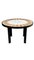 Round Wooden & White Ceramic Dining Table by Roger Capron, 1950s 1