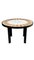 Round Wooden & White Ceramic Dining Table by Roger Capron, 1950s, Image 1