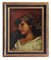 Angelo Granati, Neapolitan School, Country Girl, Italy, 2005, Oil on Canvas, Framed 1