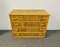 Vintage Italian Drawer in Wicker and Bamboo, 1970s 1